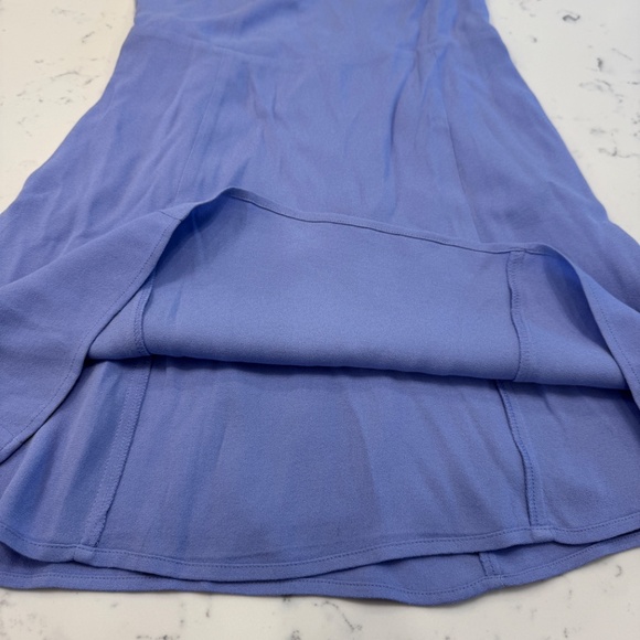 Aritzia Wilfred Cornflower Blue New Fable Mini Dress Size 4 NWT - Picture 4 of 8